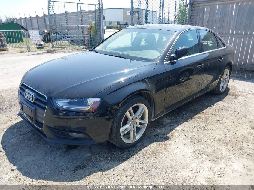 2013 Audi A4 2.0T Premium VIN: WAUFFCFL7DN008825 Lot: 12355768