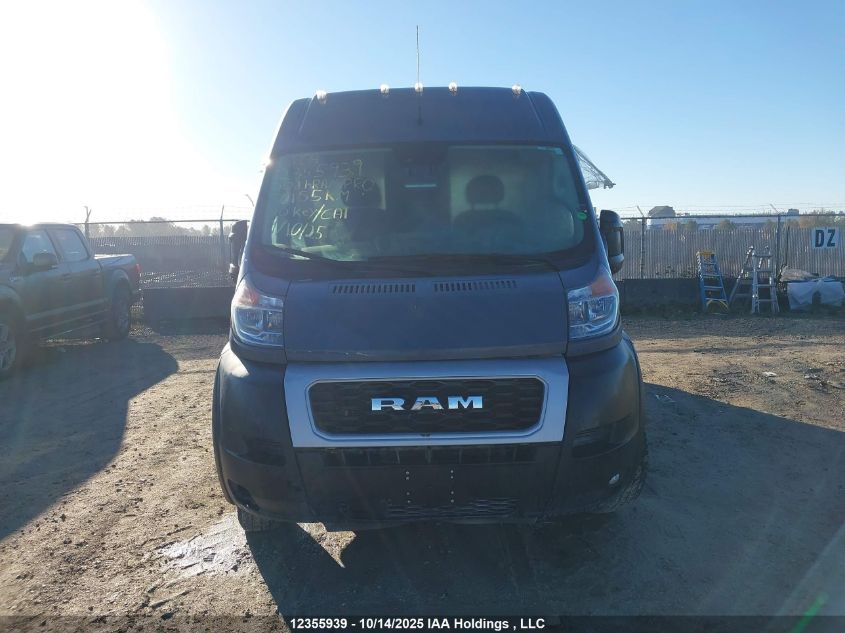 2021 Ram Promaster 3500 3500 High VIN: 3C6MRVJG0ME551274 Lot: 12355939