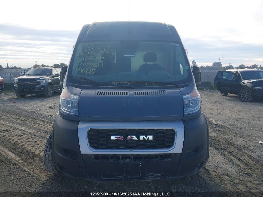 2021 Ram Promaster 3500 3500 High VIN: 3C6MRVJG0ME551274 Lot: 12355939