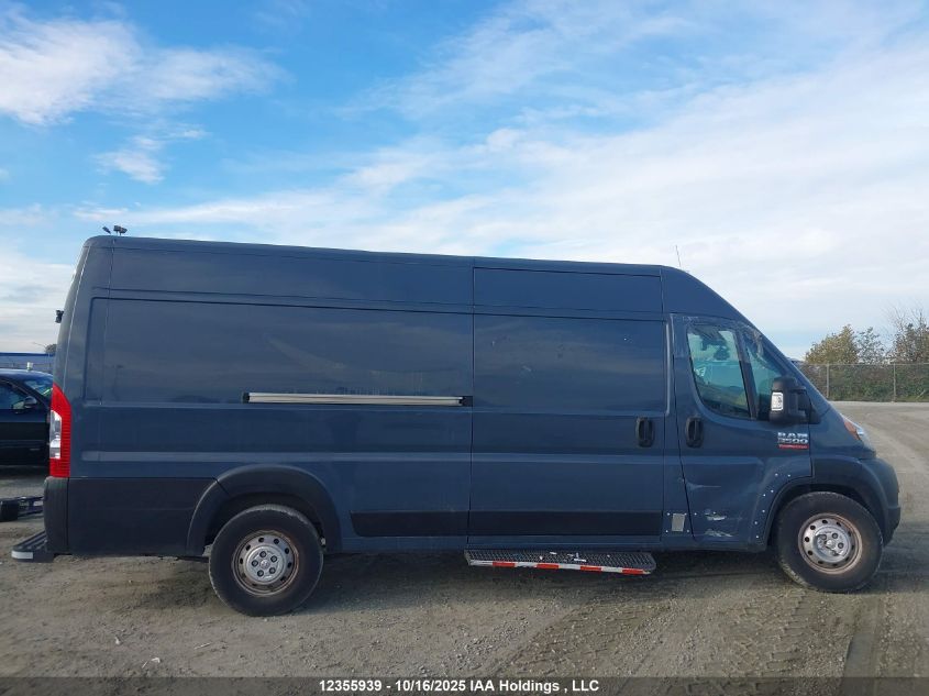 2021 Ram Promaster 3500 3500 High VIN: 3C6MRVJG0ME551274 Lot: 12355939