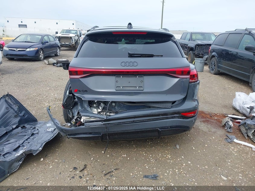 2025 Audi Sq6 E-Tron Technik VIN: WA135BGF0SA028148 Lot: 12356437
