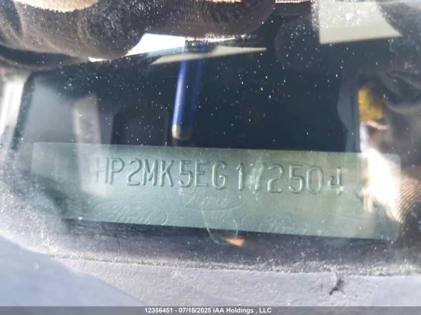 2014 Ford Taurus Police Interceptor VIN: 1FAHP2MK5EG172504 Lot: 12356451