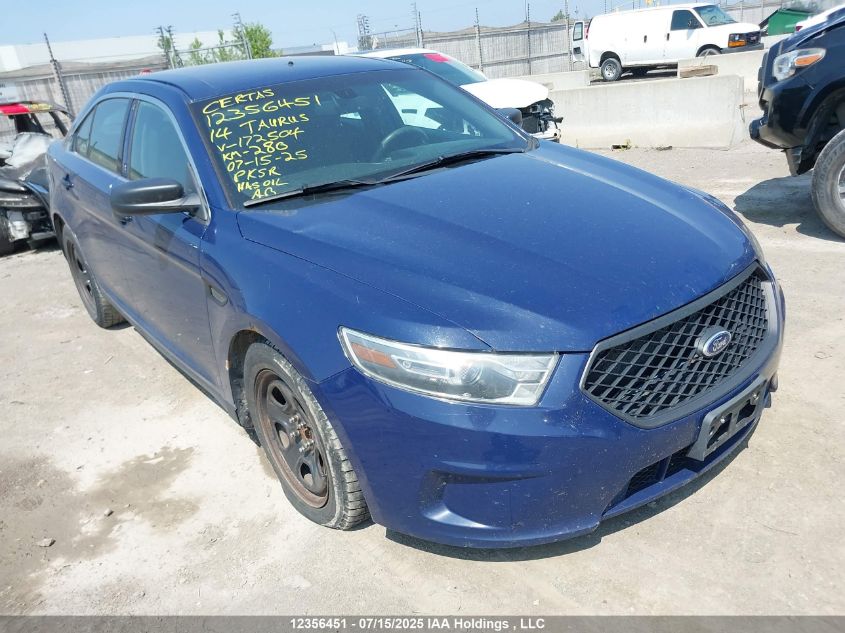 2014 Ford Taurus Police Interceptor VIN: 1FAHP2MK5EG172504 Lot: 12356451