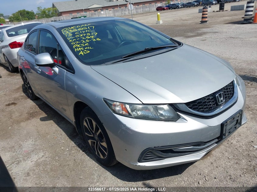 2HGFB2F53DH037517 2013 Honda Civic Ex 4Dr auction photo 1