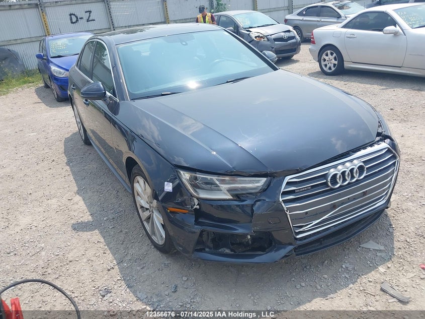 WAUANAF44JN009646 2018 Audi A4 2.0T Komfort auction photo 1