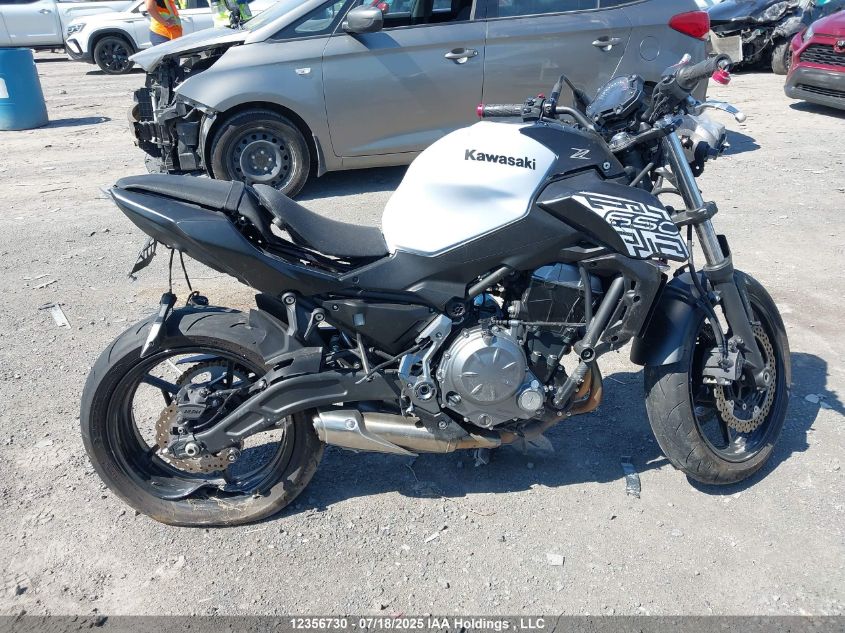 2019 Kawasaki Er650 H VIN: JKAEREH1XKDA39323 Lot: 12356730