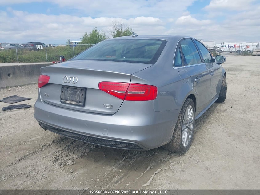 2015 Audi A4 Premium Plus VIN: WAUFFCFL0FN014758 Lot: 12356838