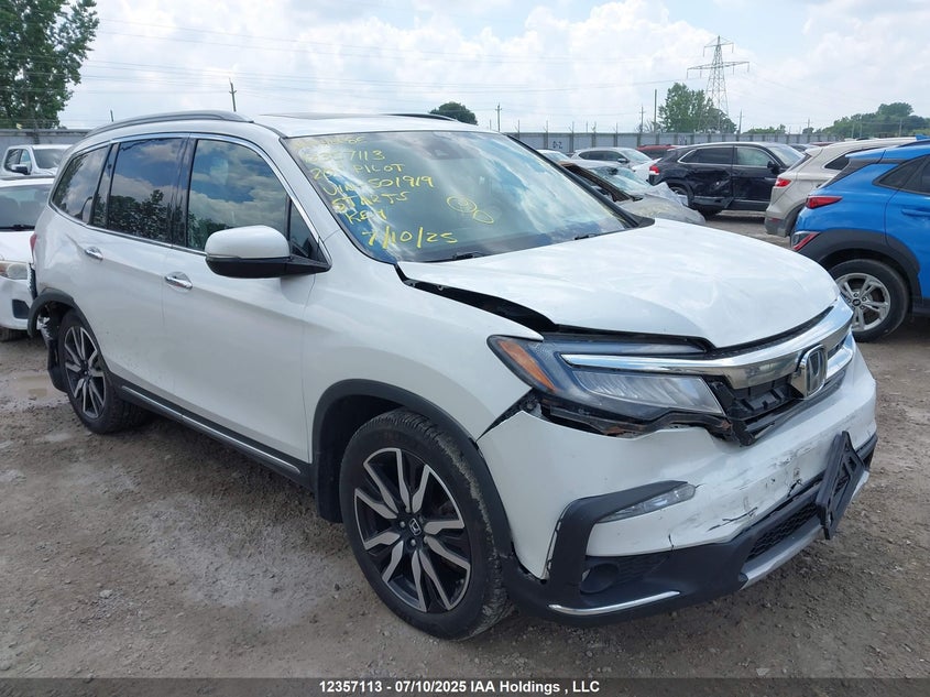 5FNYF6H90LB501919 2020 Honda Pilot Touring auction photo 1