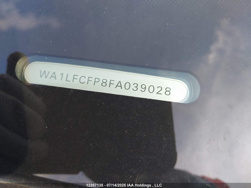 WA1LFCFP8FA039028 2015 AUDI Q5 photo no. 17