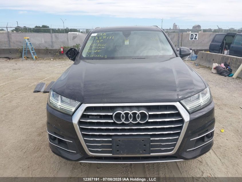 2017 Audi Q7 3.0T Technik VIN: WA1VABF76HD043601 Lot: 12357191