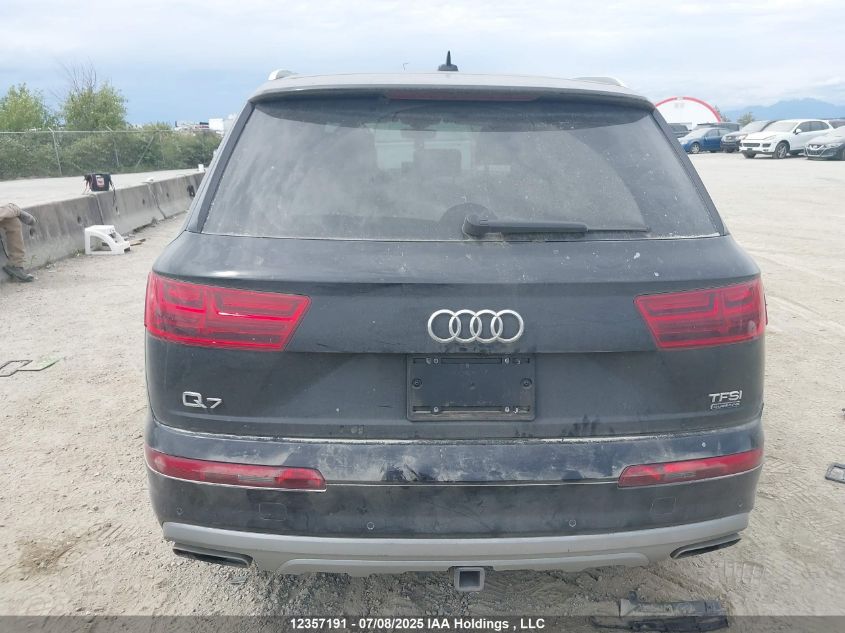 2017 Audi Q7 3.0T Technik VIN: WA1VABF76HD043601 Lot: 12357191