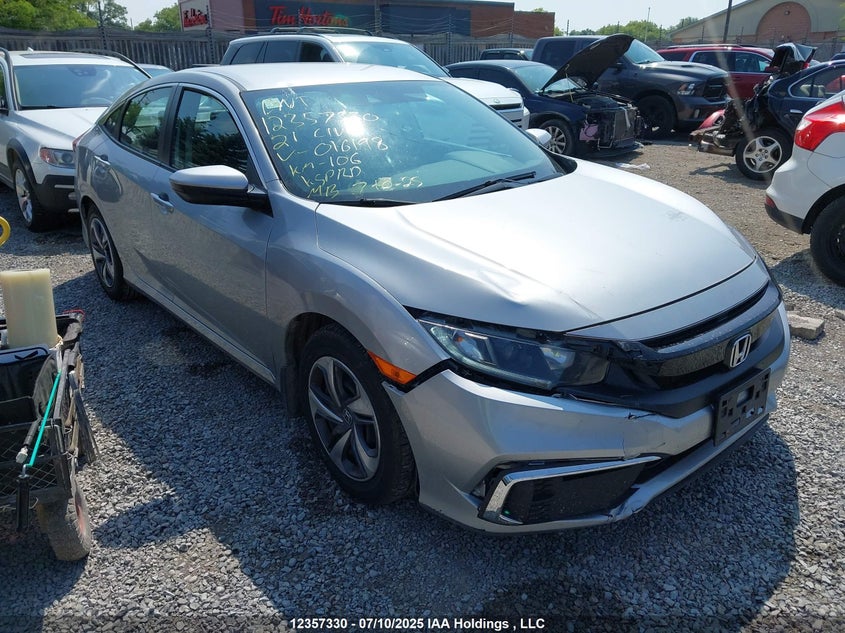 2HGFC2F50MH016198 2021 Honda Civic Lx auction photo 1