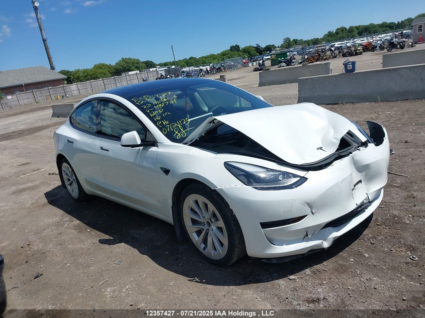5YJ3E1EA4PF481727 2023 Tesla Model 3 auction photo 1