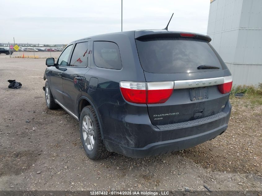 2013 Dodge Durango Sxt VIN: 1C4RDJAG9DC504855 Lot: 12357432