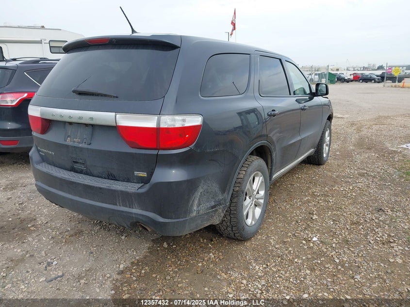 2013 Dodge Durango Sxt VIN: 1C4RDJAG9DC504855 Lot: 12357432