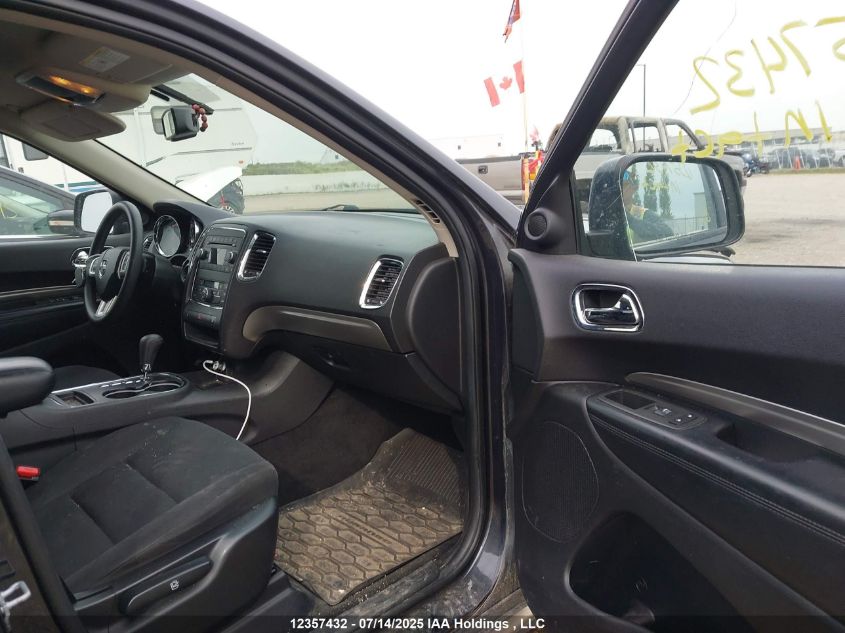 2013 Dodge Durango Sxt VIN: 1C4RDJAG9DC504855 Lot: 12357432