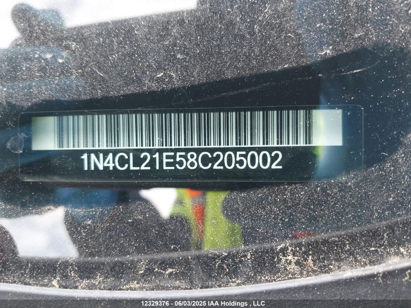 2008 Nissan Altima Hybrid VIN: 1N4CL21E58C205002 Lot: 12329376X