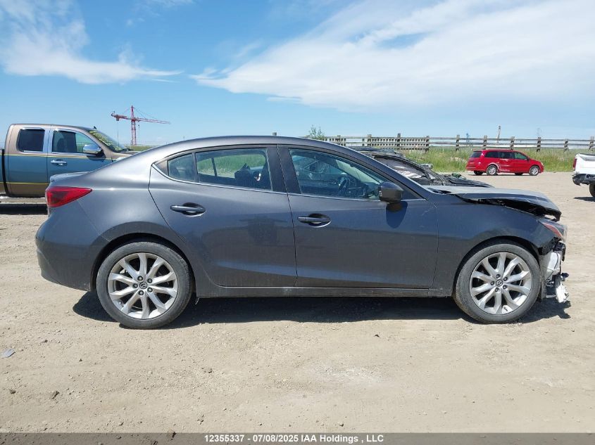 2014 Mazda Mazda3 Gt-Sky VIN: JM1BM1W33E1109798 Lot: 12355337X