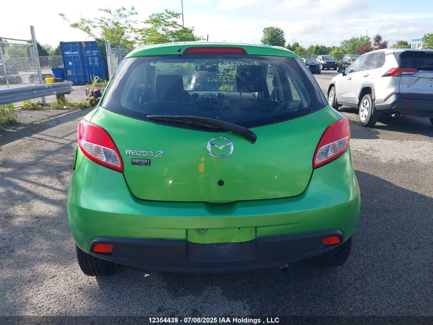 2011 Mazda Mazda2 Gs/Gx VIN: JM1DE1HY2B0125250 Lot: 12354439X