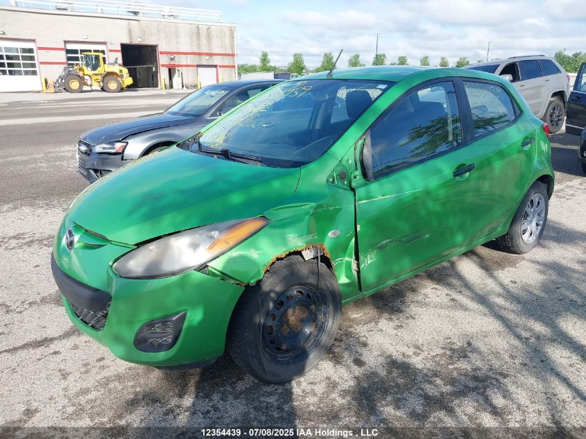 2011 Mazda Mazda2 Gs/Gx VIN: JM1DE1HY2B0125250 Lot: 12354439X