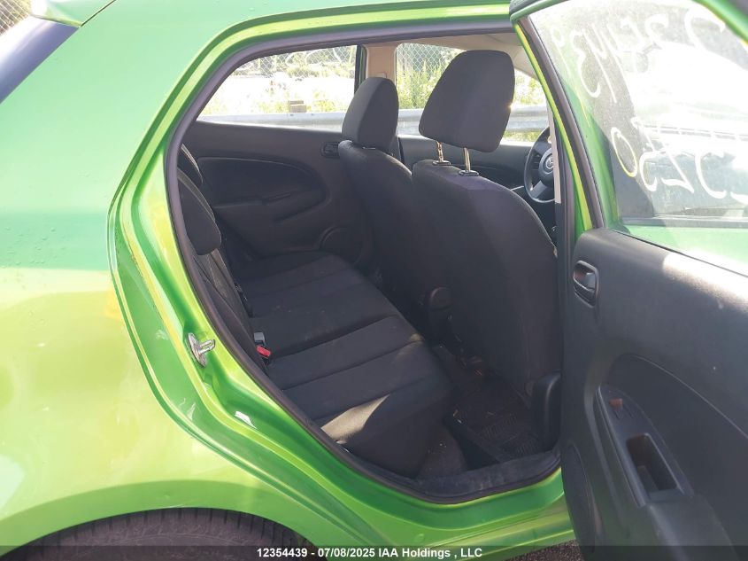 2011 Mazda Mazda2 Gs/Gx VIN: JM1DE1HY2B0125250 Lot: 12354439X