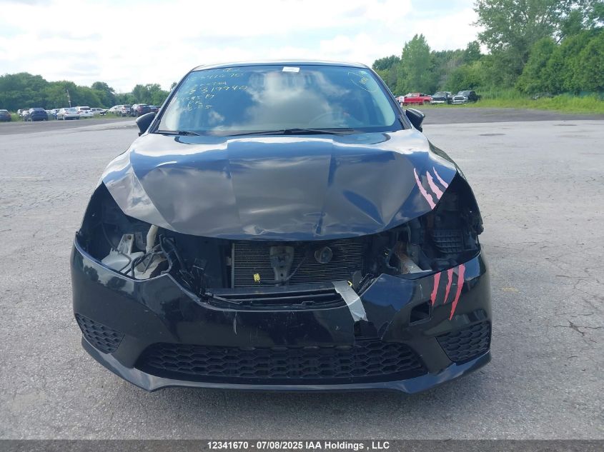 2017 Nissan Sentra 1.8 S/1.8 Sl/1.8 Sv VIN: 3N1AB7AP9HY319940 Lot: 12341670X