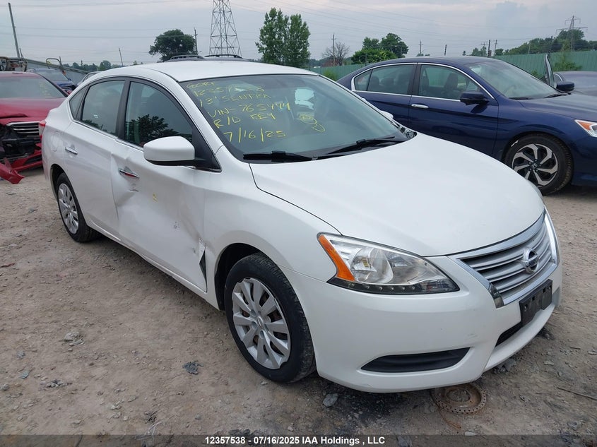 3N1AB7AP3DL765444 2013 Nissan Sentra 1.8 S/1.8 Sv auction photo 1