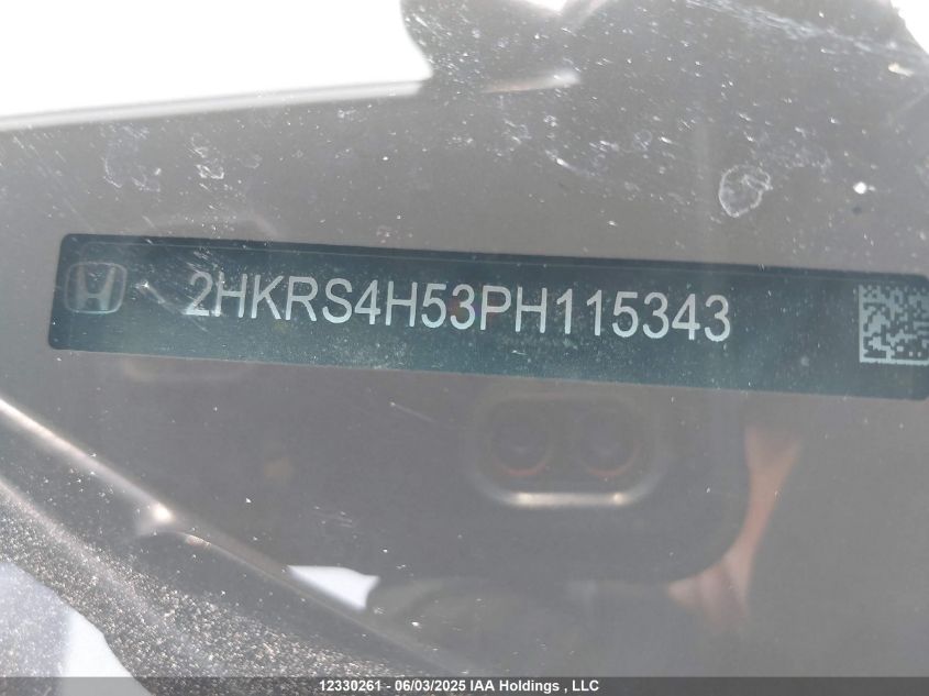 2023 Honda Cr-V Sport/Sport-B VIN: 2HKRS4H53PH115343 Lot: 12330261X