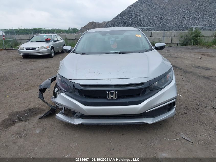 2020 Honda Civic Lx VIN: 2HGFC2F50LH033811 Lot: 12339667X