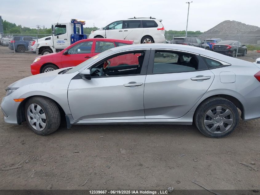 2020 Honda Civic Lx VIN: 2HGFC2F50LH033811 Lot: 12339667X