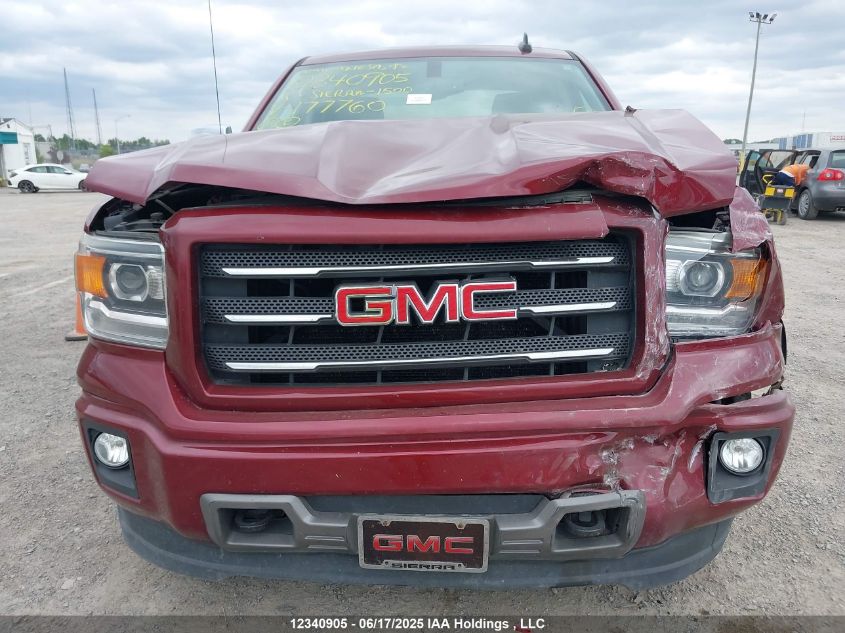2015 GMC Sierra 1500 Sle VIN: 3GTU2UEC4FG177760 Lot: 12340905X