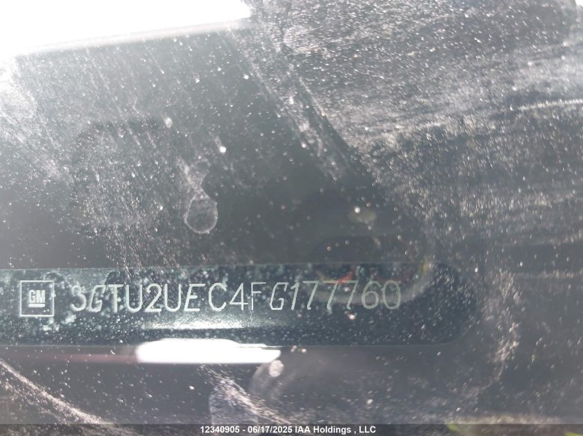 2015 GMC Sierra 1500 Sle VIN: 3GTU2UEC4FG177760 Lot: 12340905X