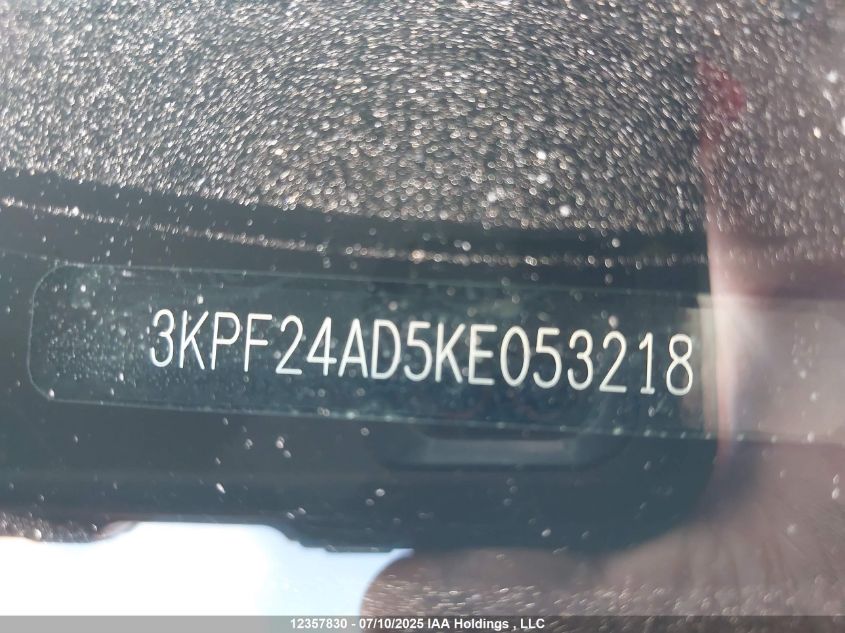 2019 Kia Forte VIN: 3KPF24AD5KE053218 Lot: 12357830