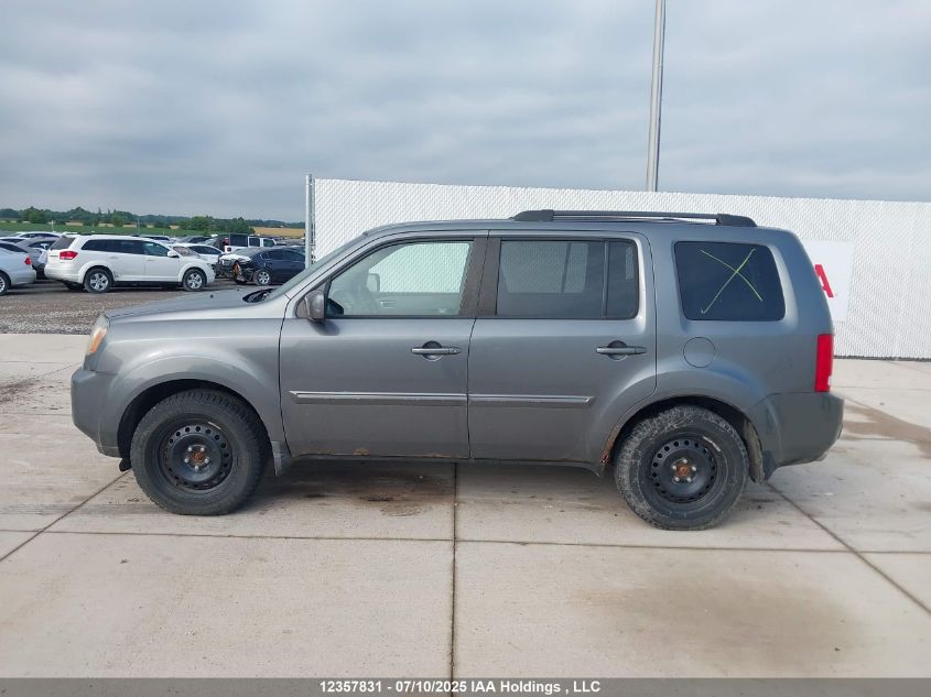 2010 Honda Pilot Ex VIN: 5FNYF4H42AB503760 Lot: 12357831