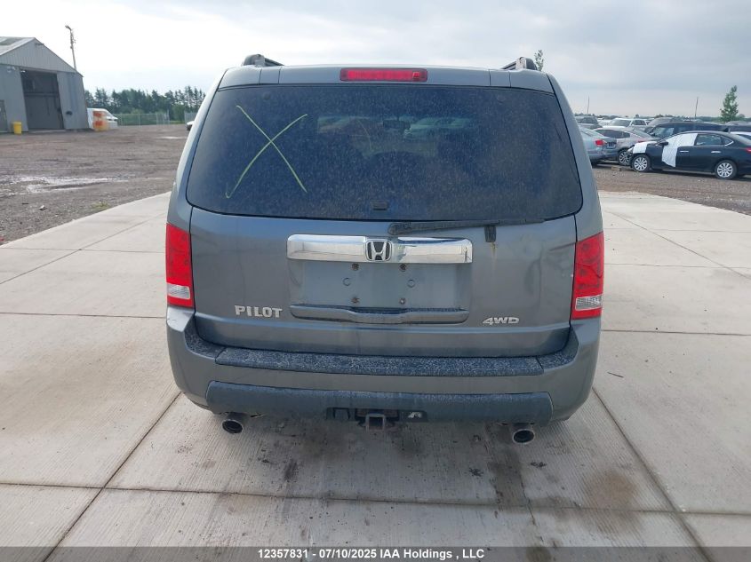 2010 Honda Pilot Ex VIN: 5FNYF4H42AB503760 Lot: 12357831