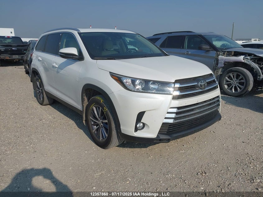 5TDJZRFH0KS989252 2019 Toyota Highlander Xle auction photo 1