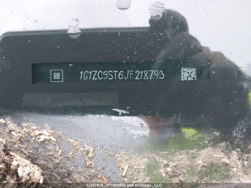 2018 Chevrolet Malibu Ls VIN: 1G1ZC5ST6JF218793 Lot: 12357910