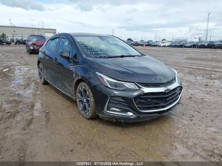 3G1BE6SM8KS621651 2019 Chevrolet Cruze Lt auction photo 1