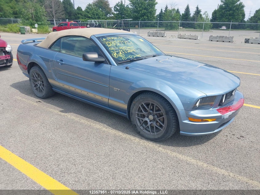 1ZVFT85H665155224 2006 Ford Mustang Gt auction photo 1