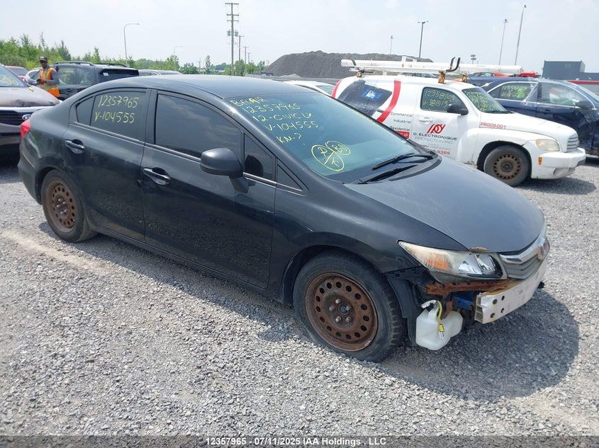 2HGFB2F4XCH104555 2012 Honda Civic Lx auction photo 1