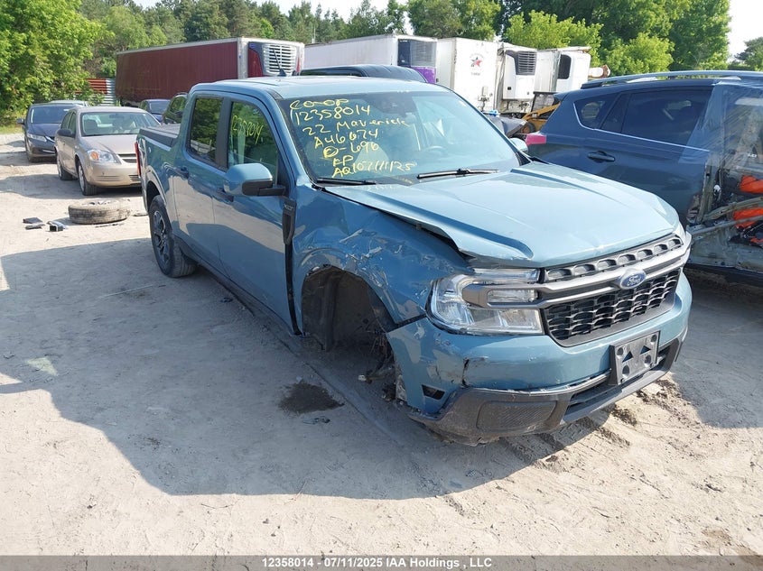 3FTTW8F97NRA46674 2022 Ford Maverick Xlt auction photo 1