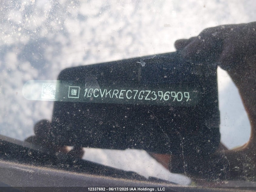 2016 Chevrolet Silverado 1500 1Lt/2Lt VIN: 1GCVKREC7GZ396909 Lot: 12337692X
