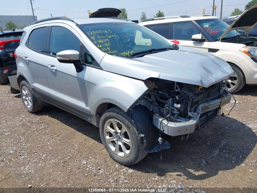 MAJ6P1UL9JC161114 2018 Ford Ecosport Se auction photo 1