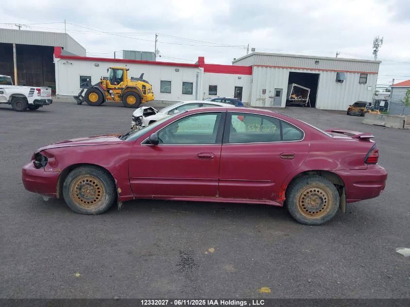 2004 Pontiac Grand Am Se1 VIN: 1G2NF52EX4C235721 Lot: 12332027X