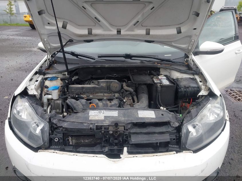 2012 Volkswagen Golf 2.5L Sportline/2.5L Trendline VIN: WVWAA7AJ1CW305770 Lot: 12353740X