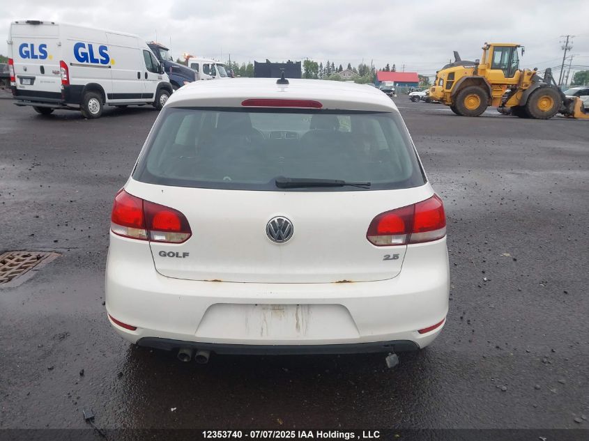 2012 Volkswagen Golf 2.5L Sportline/2.5L Trendline VIN: WVWAA7AJ1CW305770 Lot: 12353740X