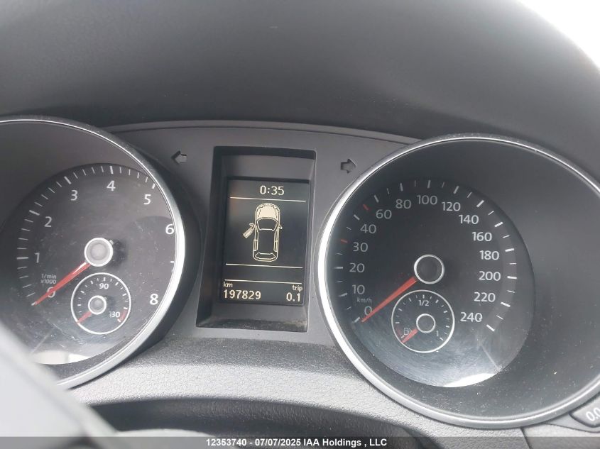 2012 Volkswagen Golf 2.5L Sportline/2.5L Trendline VIN: WVWAA7AJ1CW305770 Lot: 12353740X