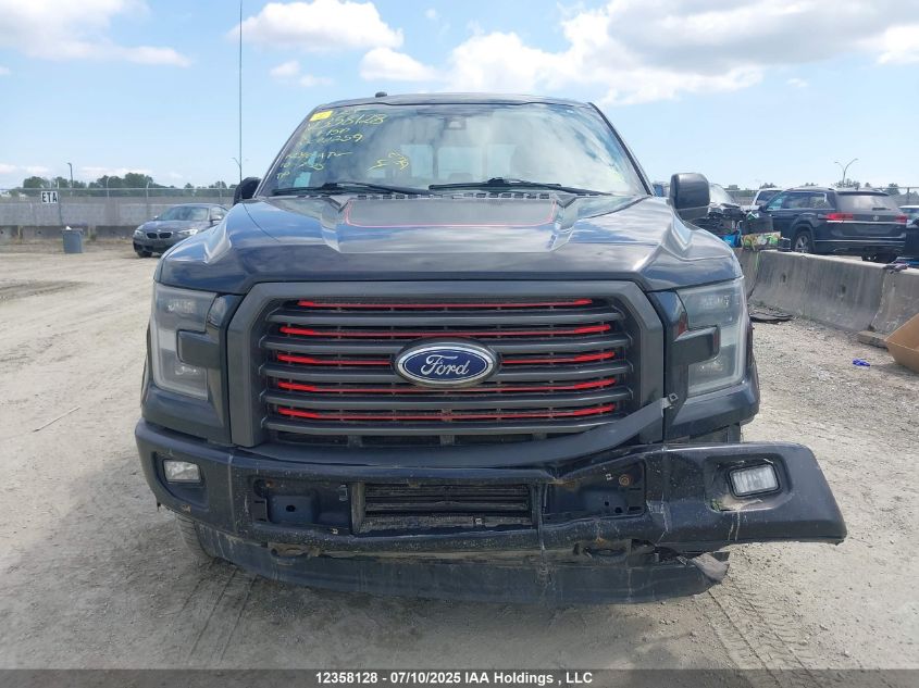 2016 Ford F-150 Lariat VIN: 1FTEW1EG9GFC02259 Lot: 12358128