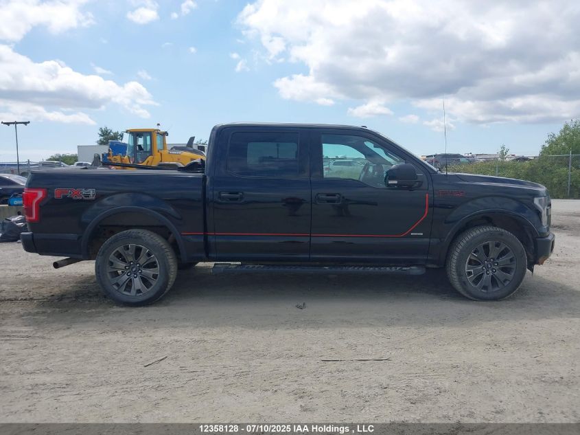 2016 Ford F-150 Lariat VIN: 1FTEW1EG9GFC02259 Lot: 12358128