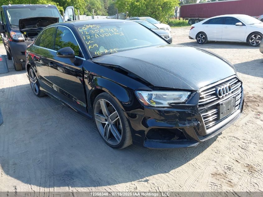 2018 Audi A3 Prestige VIN: WAUK8GFF4J1037633 Lot: 12358348